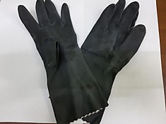 Перчатки резиновые «КЩС-1» L-U-03