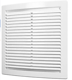 Решетка вент Эра 150*150 белая 1515РЦ