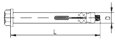 Анкерный болт HBM 10*140 1шт