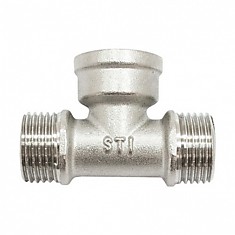 Тройник 1/2" Н-В-Н никелированный