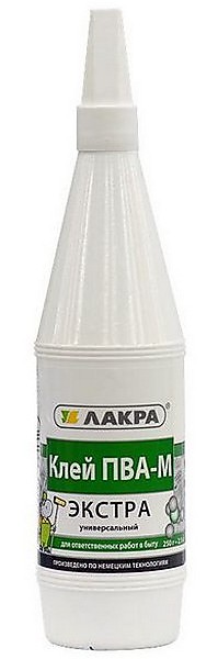 Клей ПВА экстра 250г Лакра